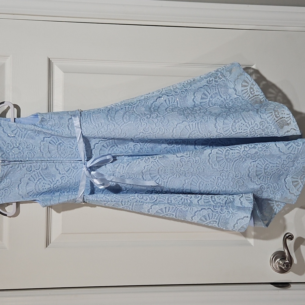 Girls High/ Low Sunday Dress - Picture 2 of 6